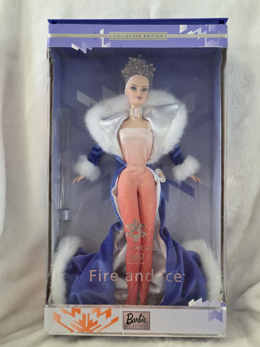 Vintage Fire and Ice Barbie Doll Salt Lake 2002 Winter Olympics Collectors Doll